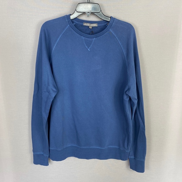 Slate & Stone Men Issac Crewneck Sweatshirt in Wasind Blue Size Extra La… - Picture 3 of 8